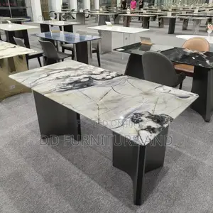 6 Seater Marble Villa Dining Set