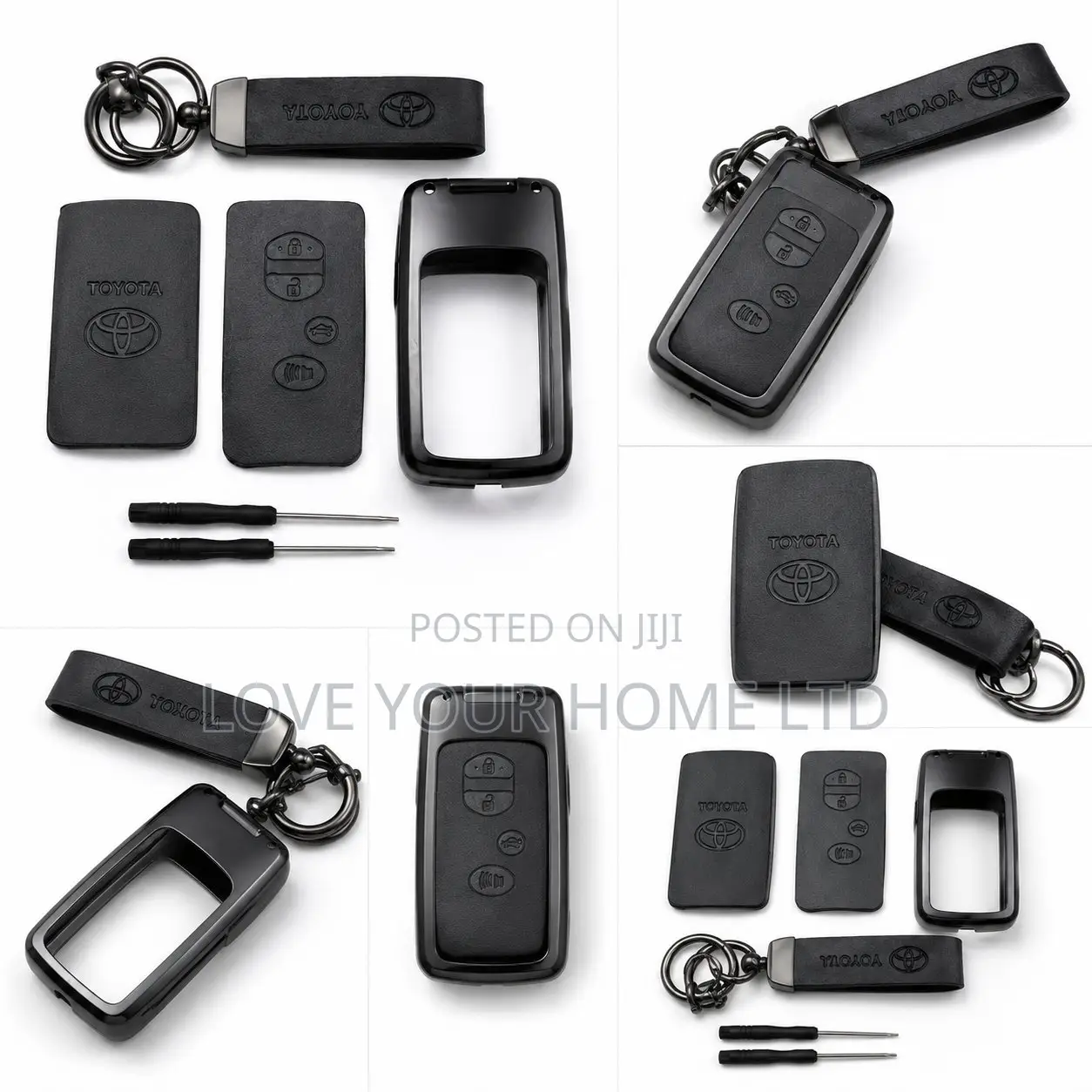Toyota 4-Button Smart Key Replacement Shell Kit