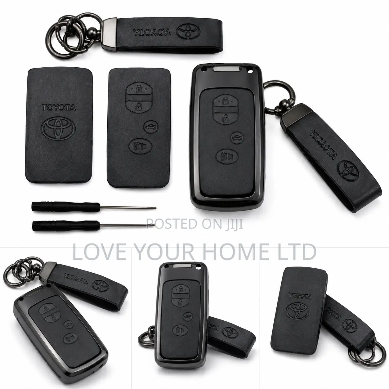 Toyota 4-Button Smart Key Replacement Shell Kit