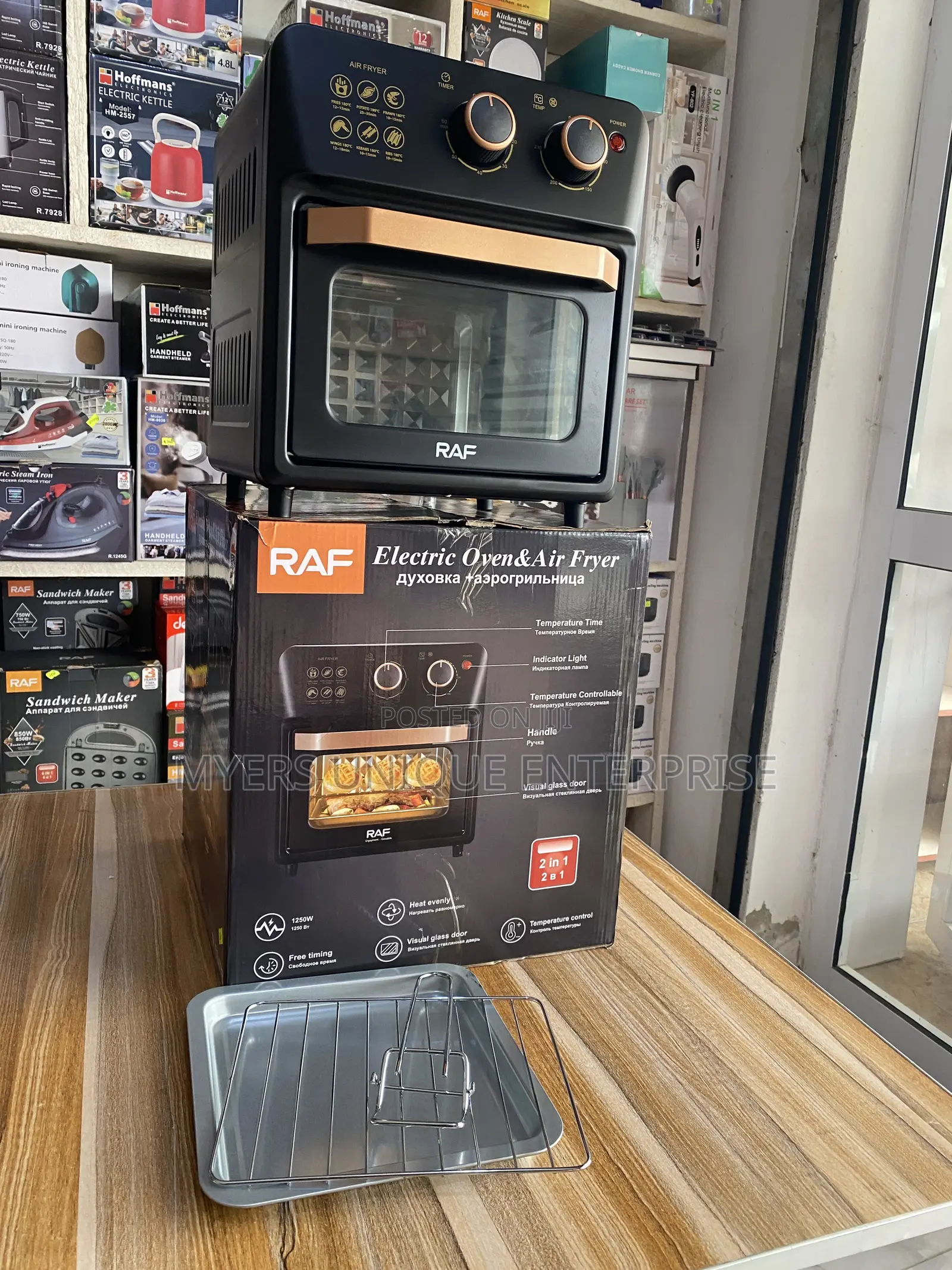 12 Liter Electric Oven With Air Fryer Function
