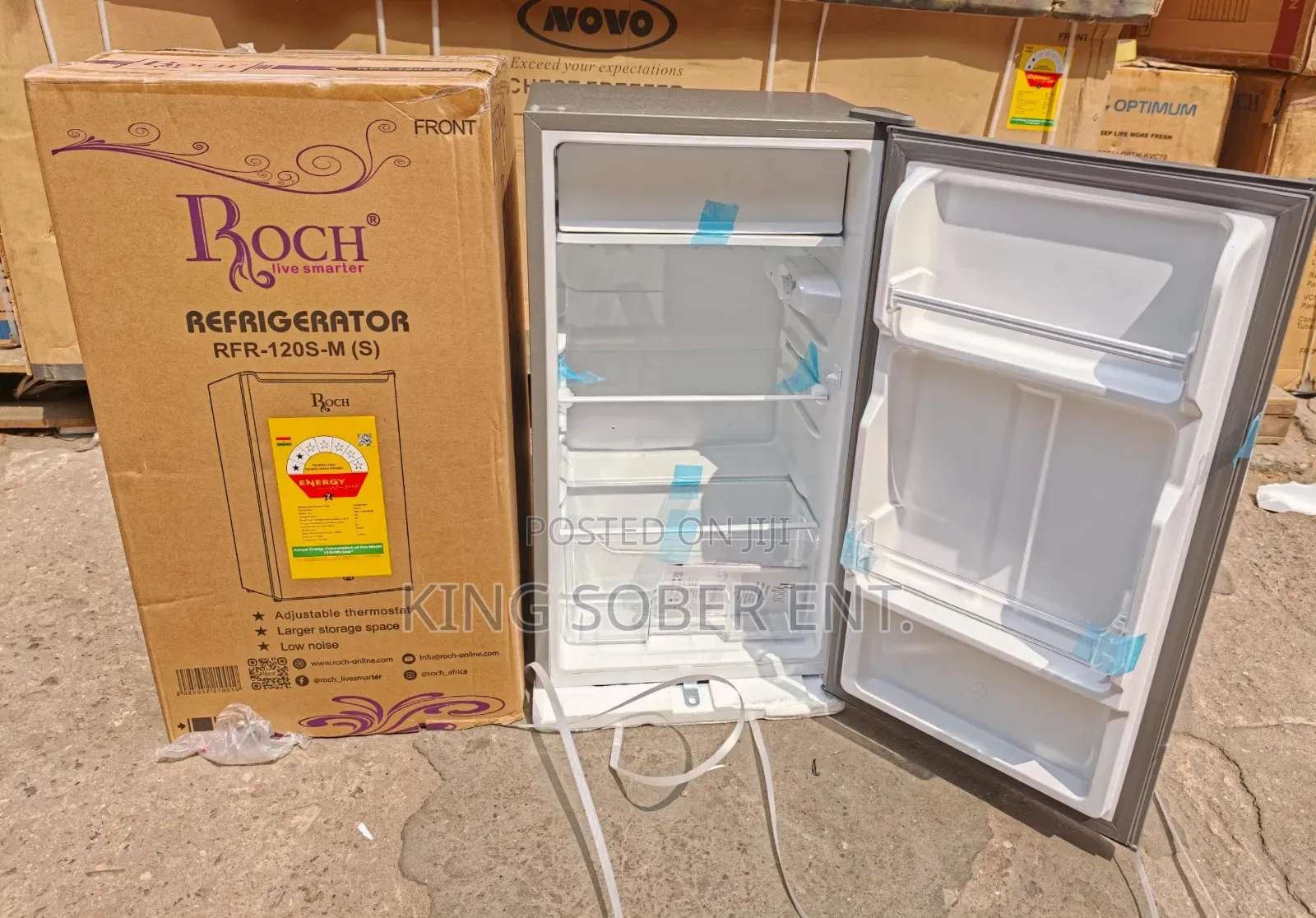 Roch Table Top Single Door Fridge Ghc1550.