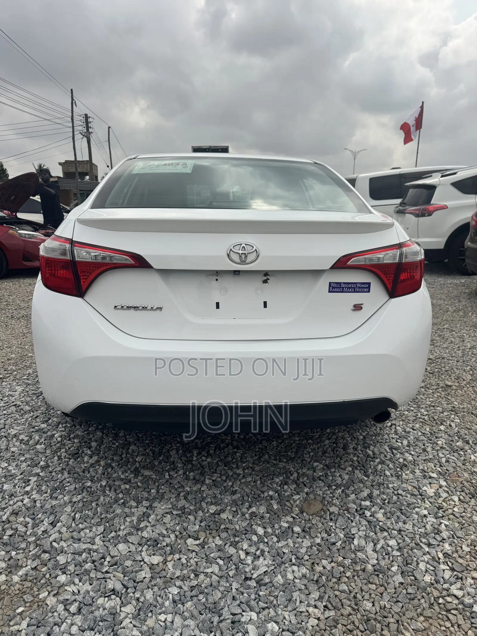 Toyota Corolla S 4dr Sedan (1.8L 4cyl CVT) 2015 White