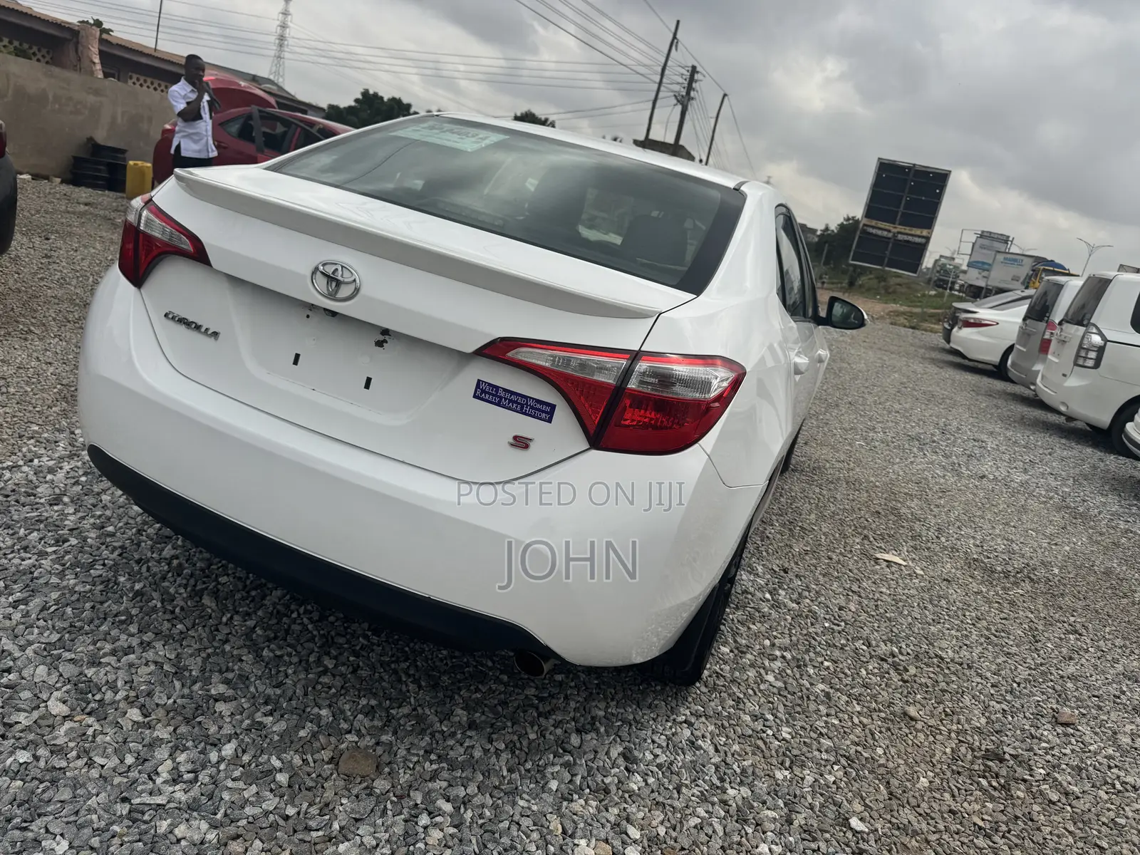 Toyota Corolla S 4dr Sedan (1.8L 4cyl CVT) 2015 White