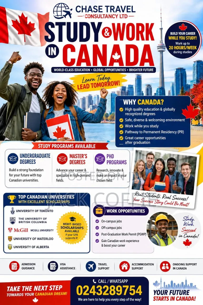 Genuine Travel Package for Canada. Visa B4 Payment.