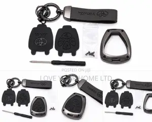 Toyota 4-Button Smart Car Key Replacement Shell Case Kit
