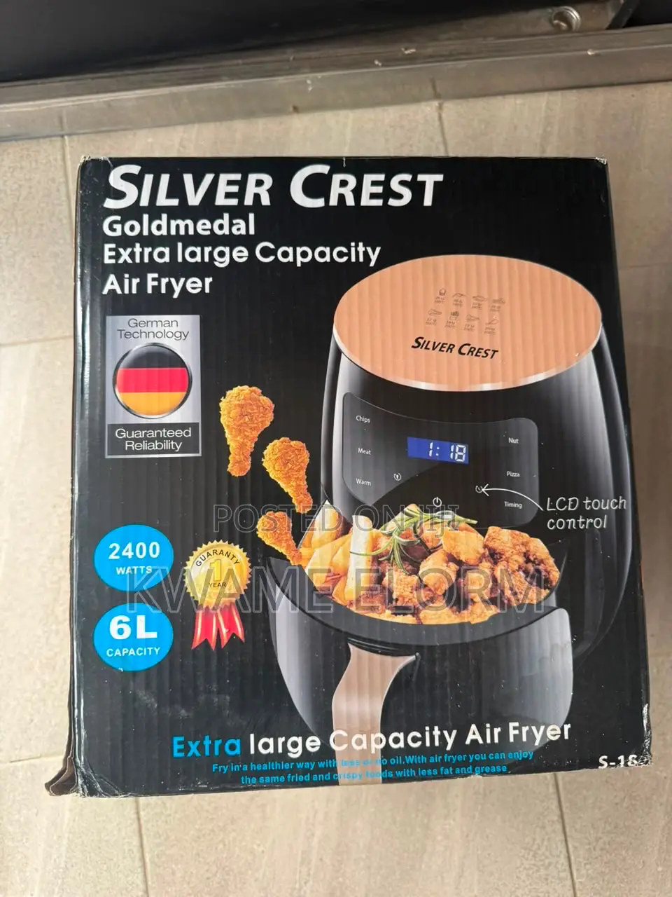 Original Silver Crest Air Fryer