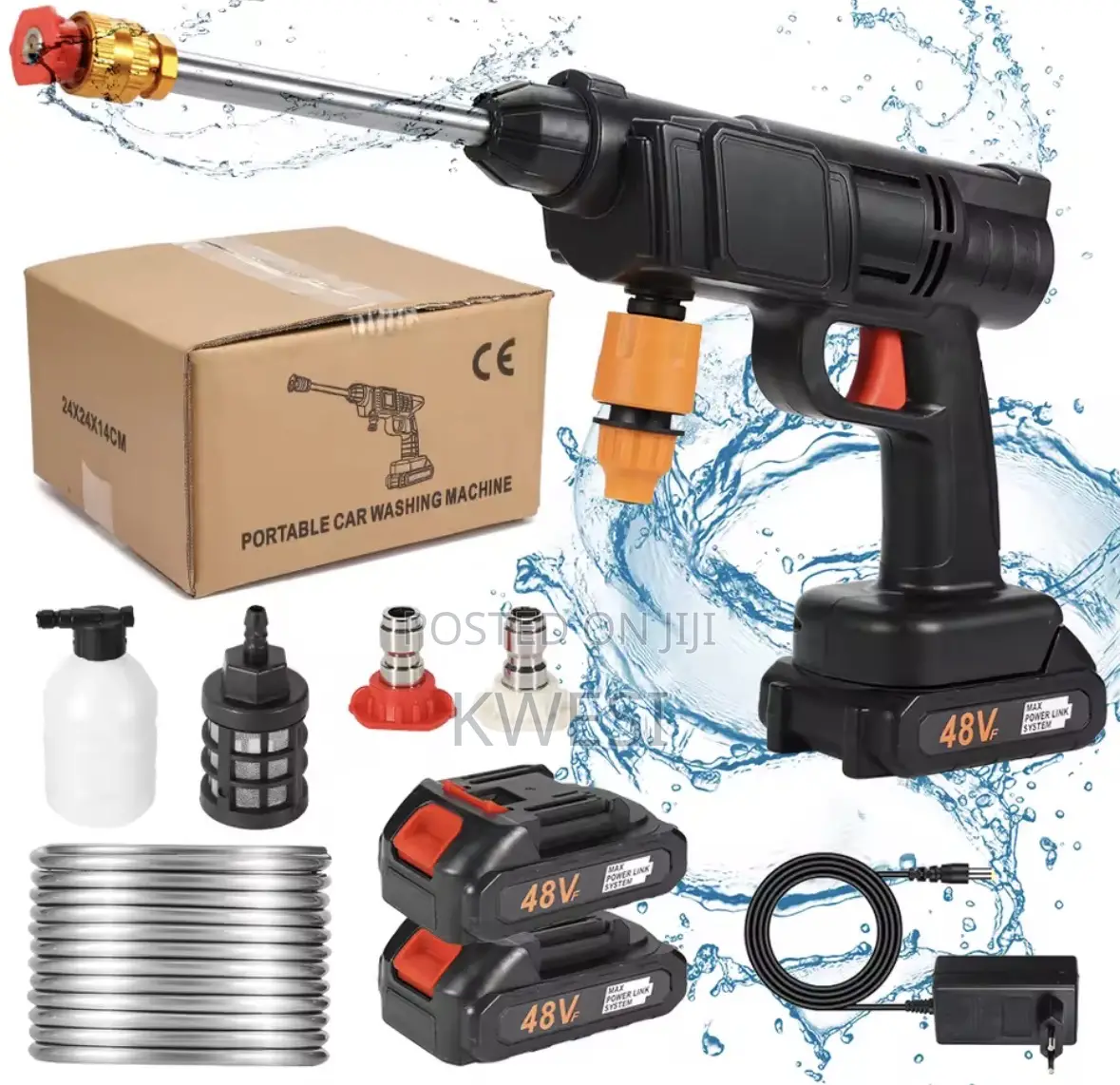 Potable High Pressure Car Washer (Battery Powered)