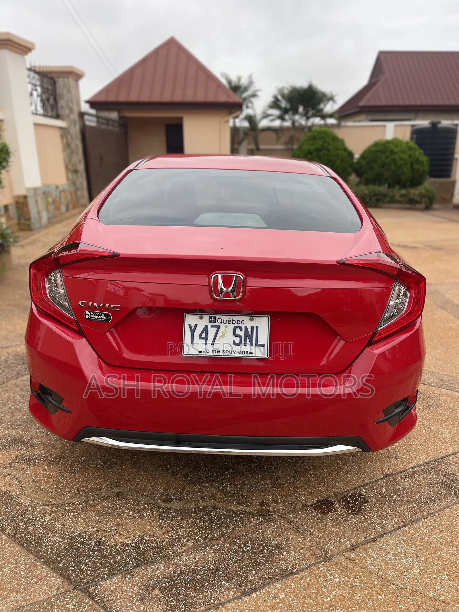Honda Civic EX Sedan 2020 Red