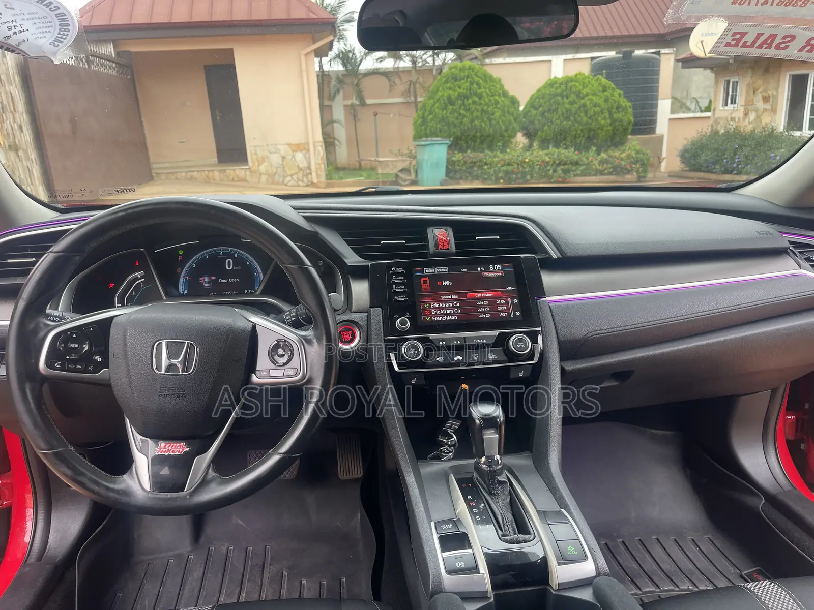 Honda Civic EX Sedan 2020 Red