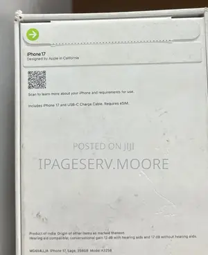 New Apple iPhone 17 256 GB Green