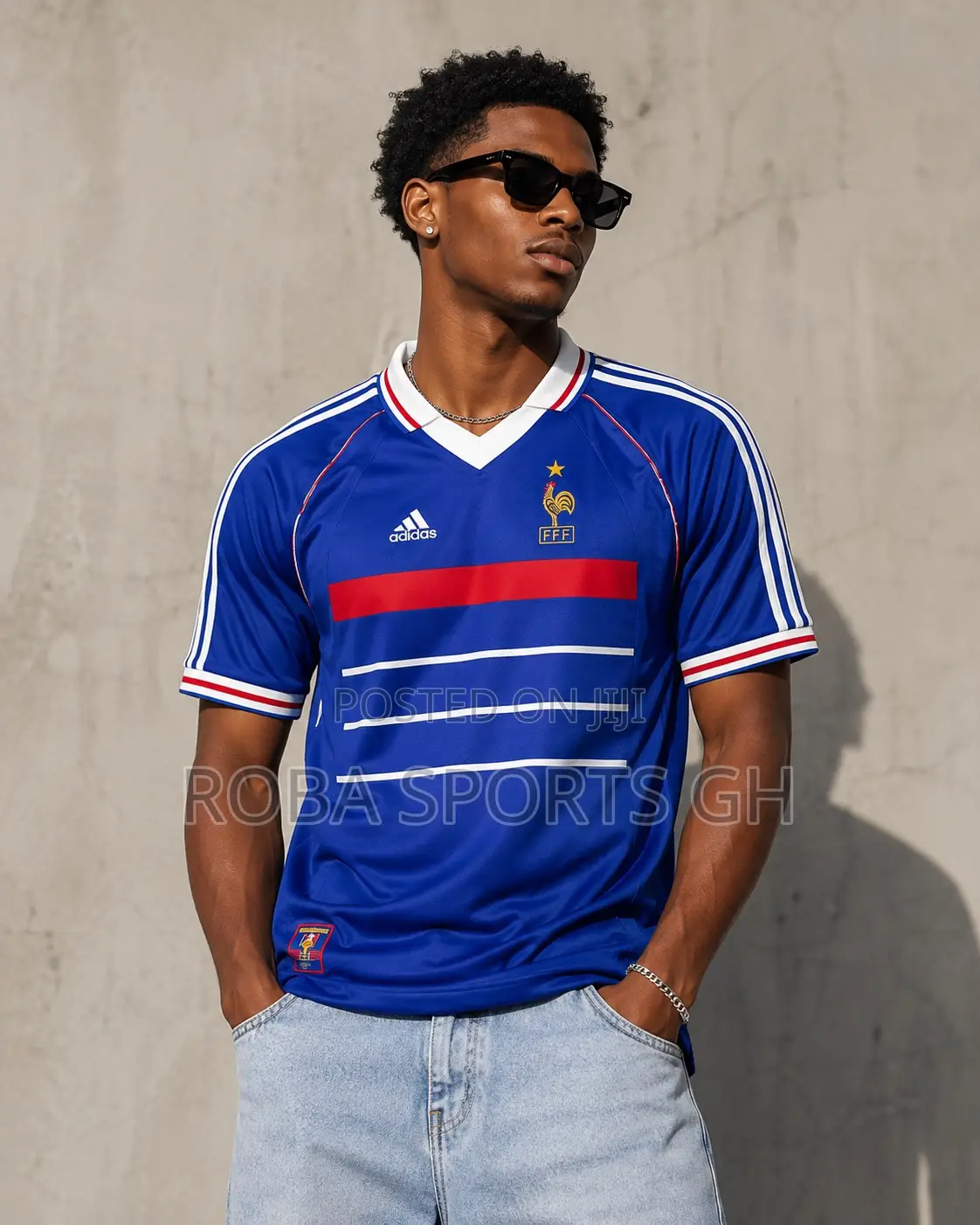 1998 France Retro Home Jersey