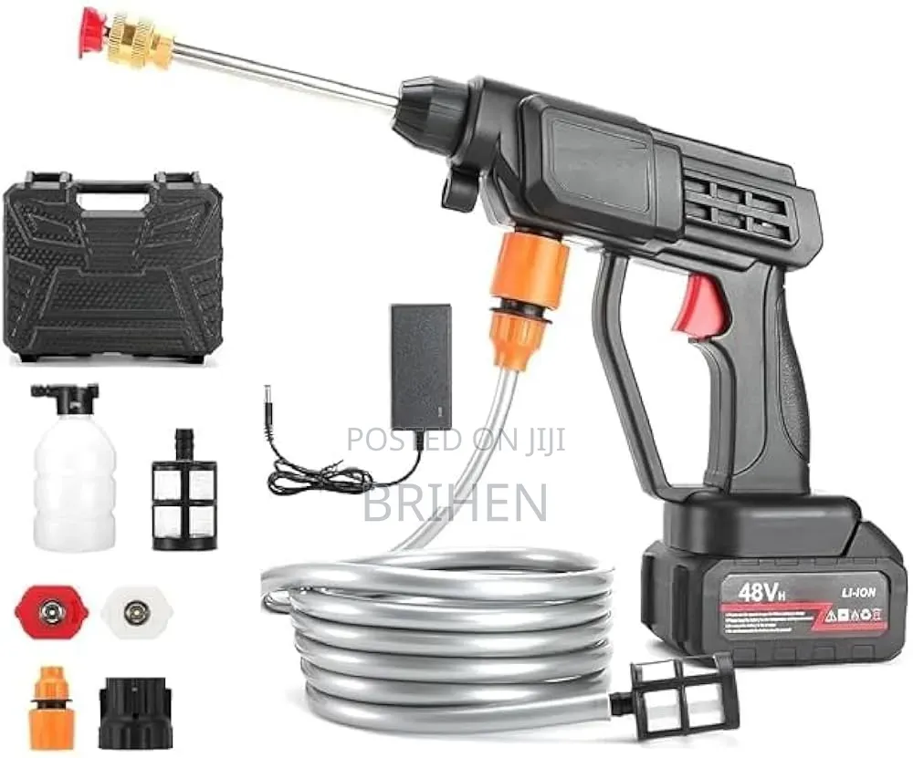 48V Cordless High-Pressure Car Washer Gun Set