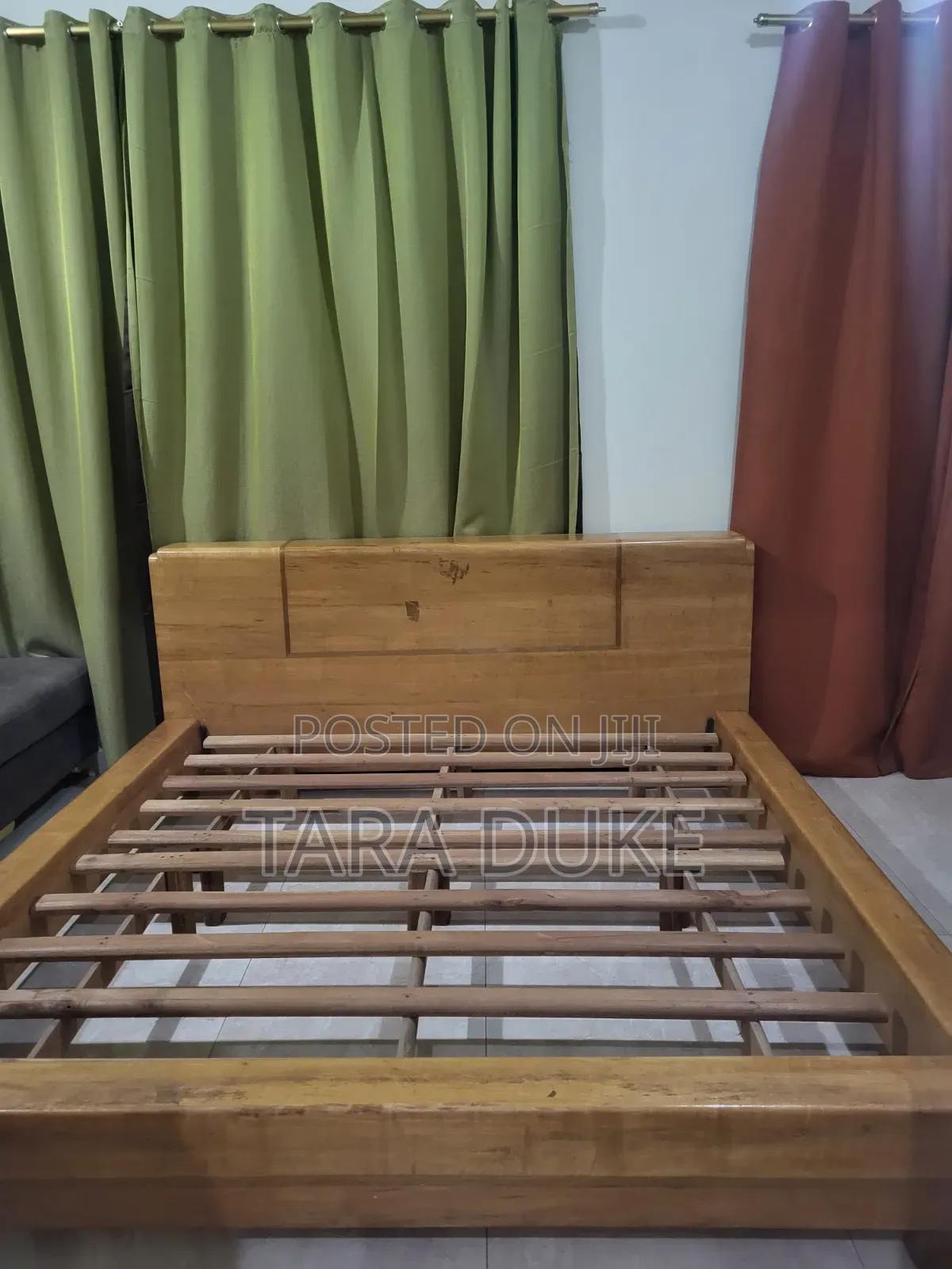 Solid Wooden Queen Size Bed Frame