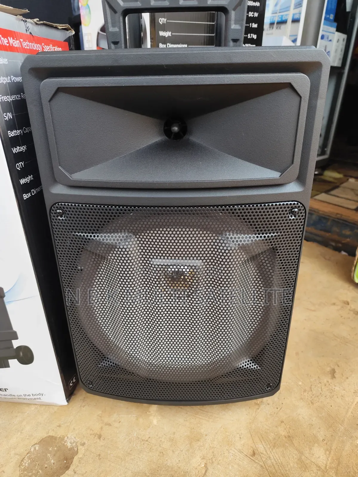 12 Inch Bluetooth Subwoofer Speaker With 2 Wireless Microphone