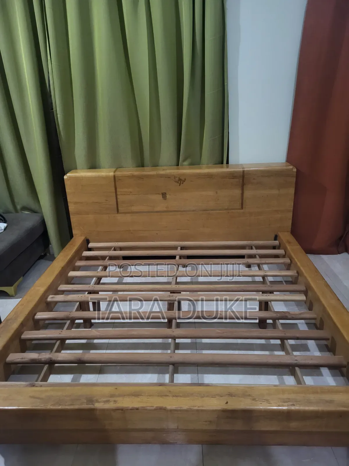 Solid Wooden Queen Size Bed Frame