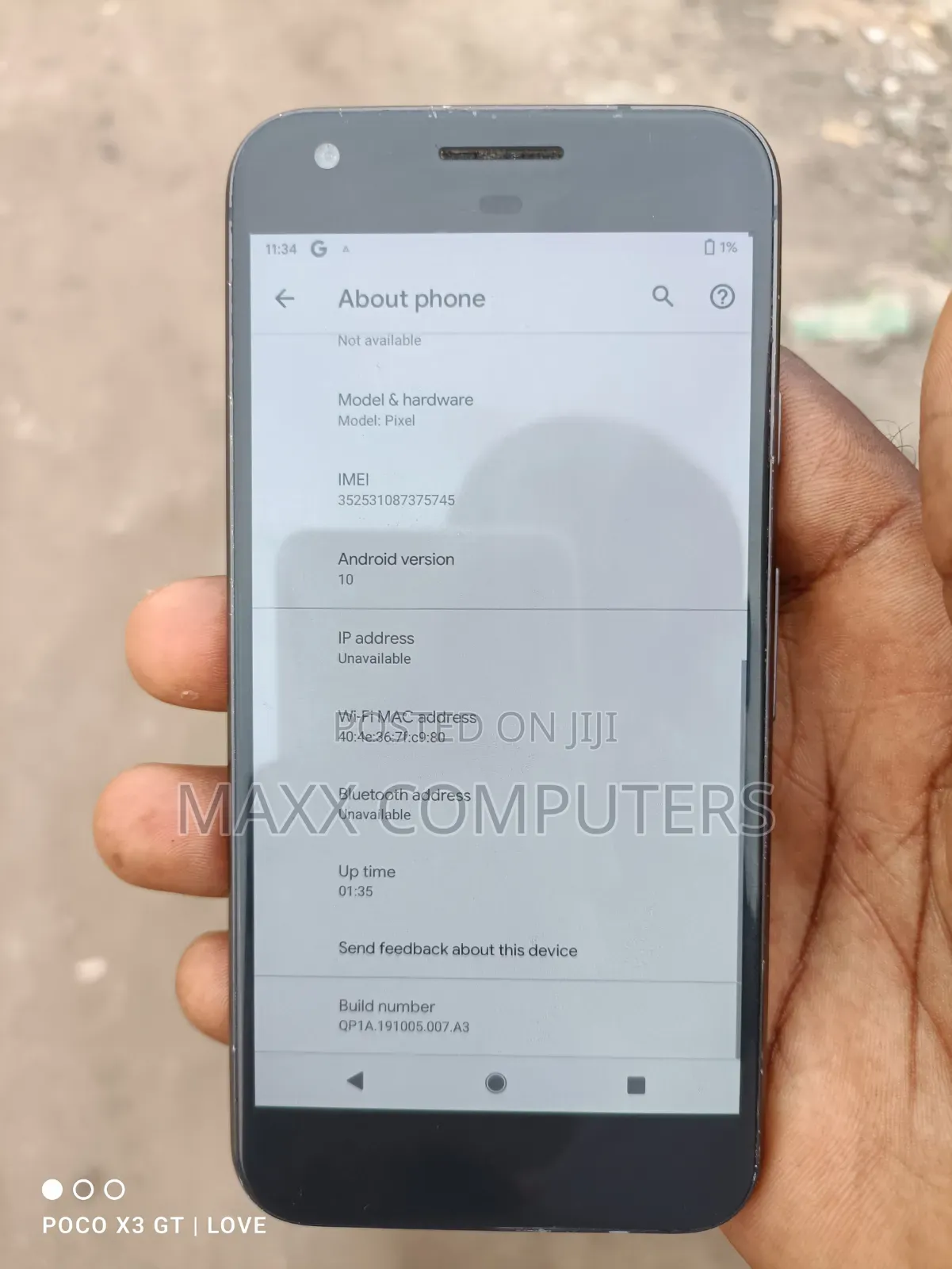Google Pixel 32 GB Black