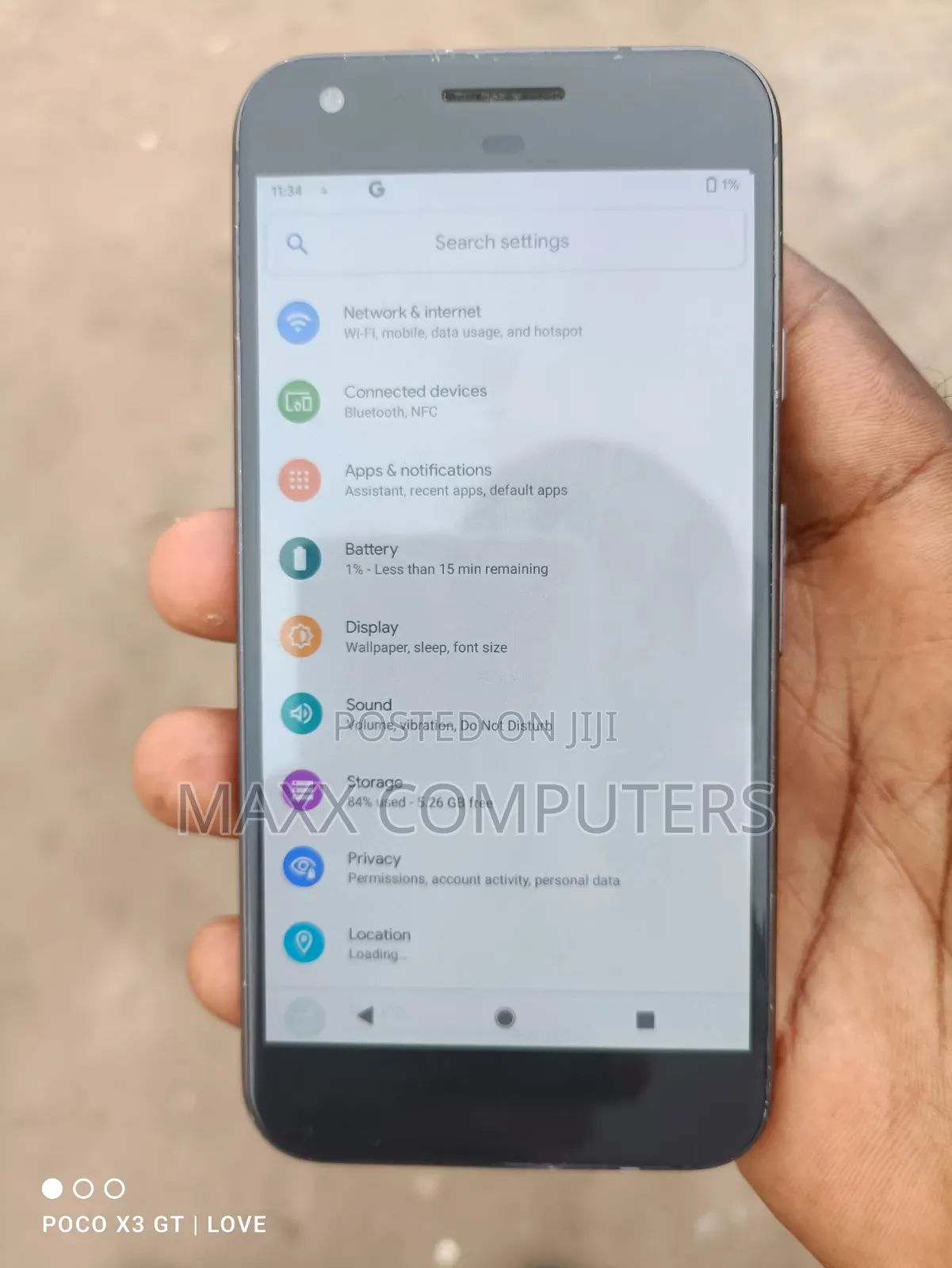 Google Pixel 32 GB Black