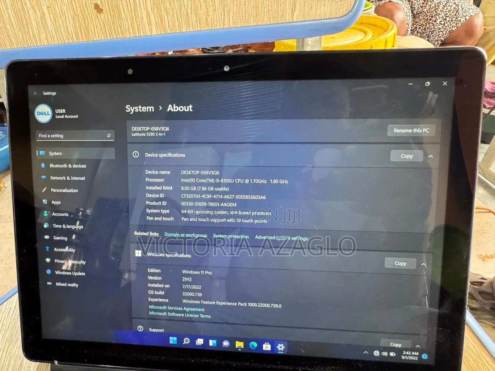 Laptop Dell Latitude 5290 2-in-1 8GB Intel Core i5 SSD 256GB