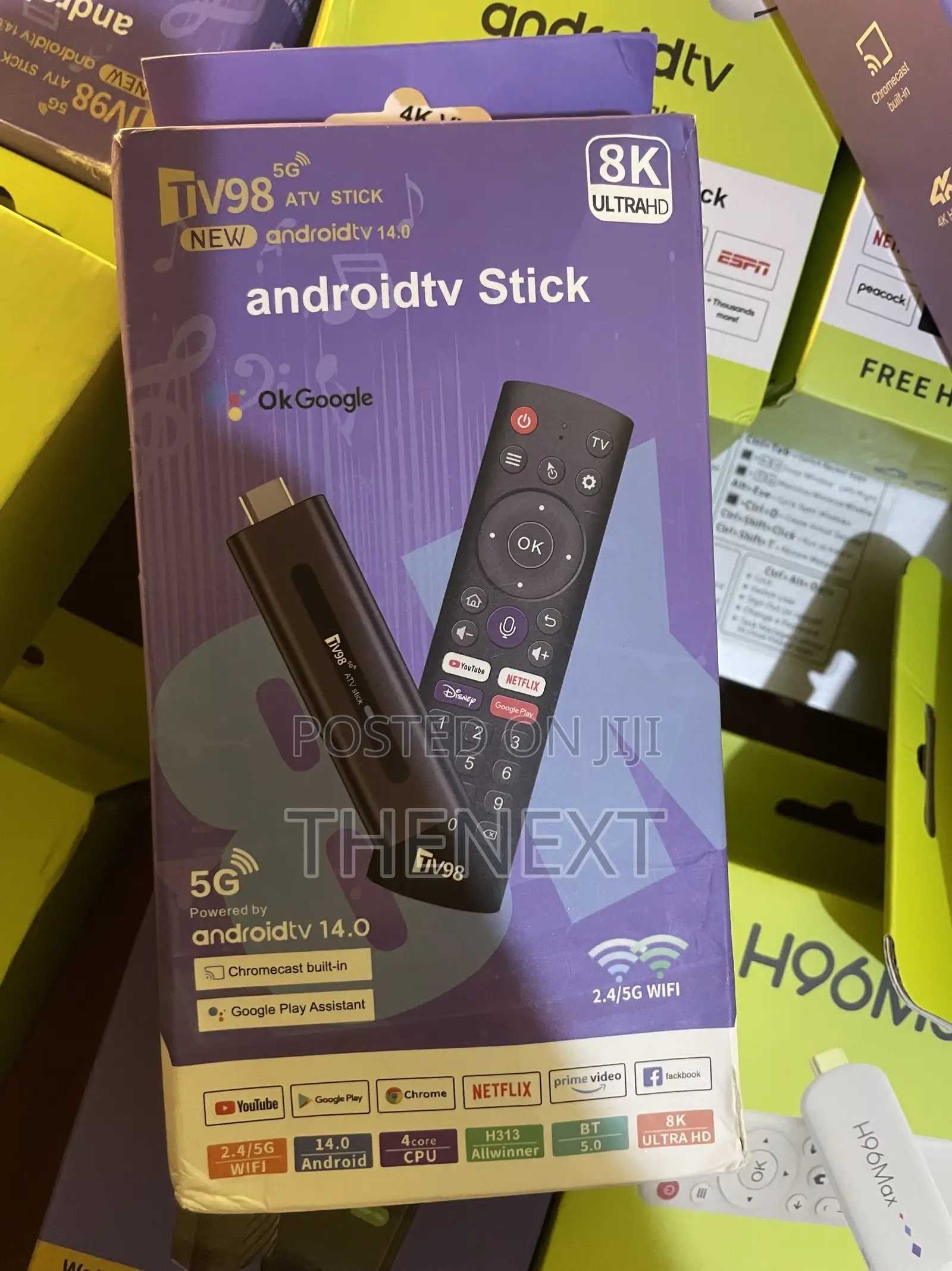 TV Stick / TV Box + Free Live Matches, Netflix , Android Apps
