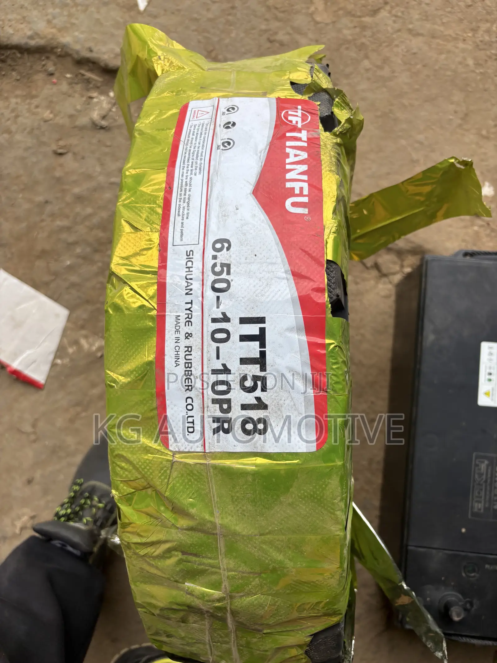 6.50-10 Forklift Tube Tyre