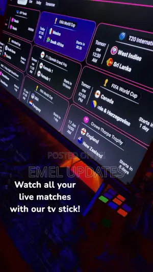 TV Stick / TV Box + Free Live Matches, Netflix , Android Apps
