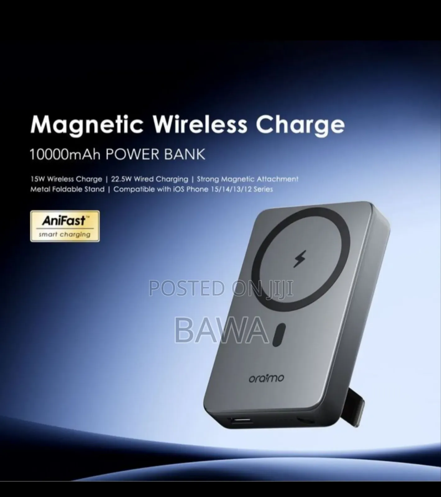 Oraimo 22.5w Wireless Power Bank
