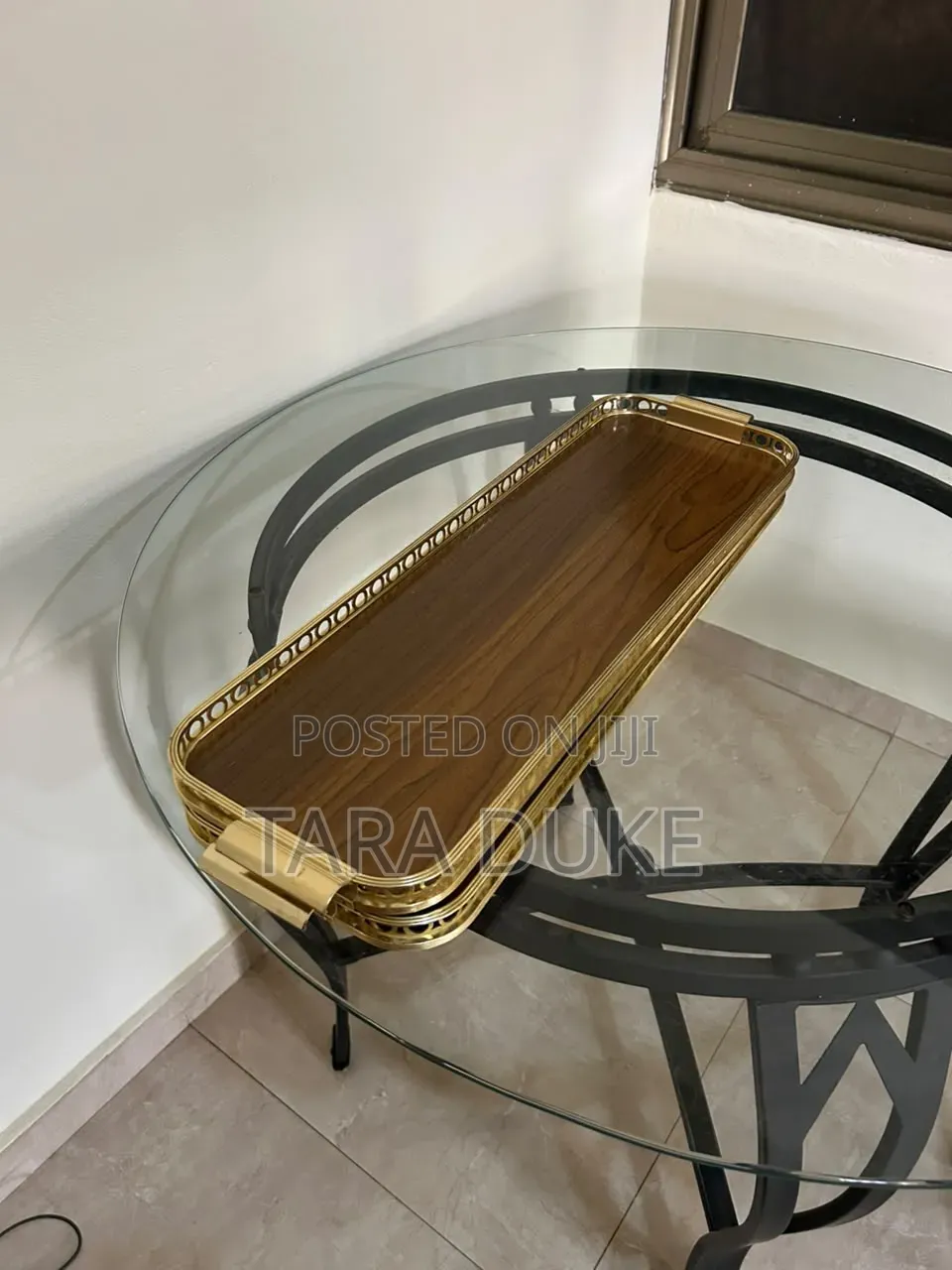 Faux Wood Serving Trays