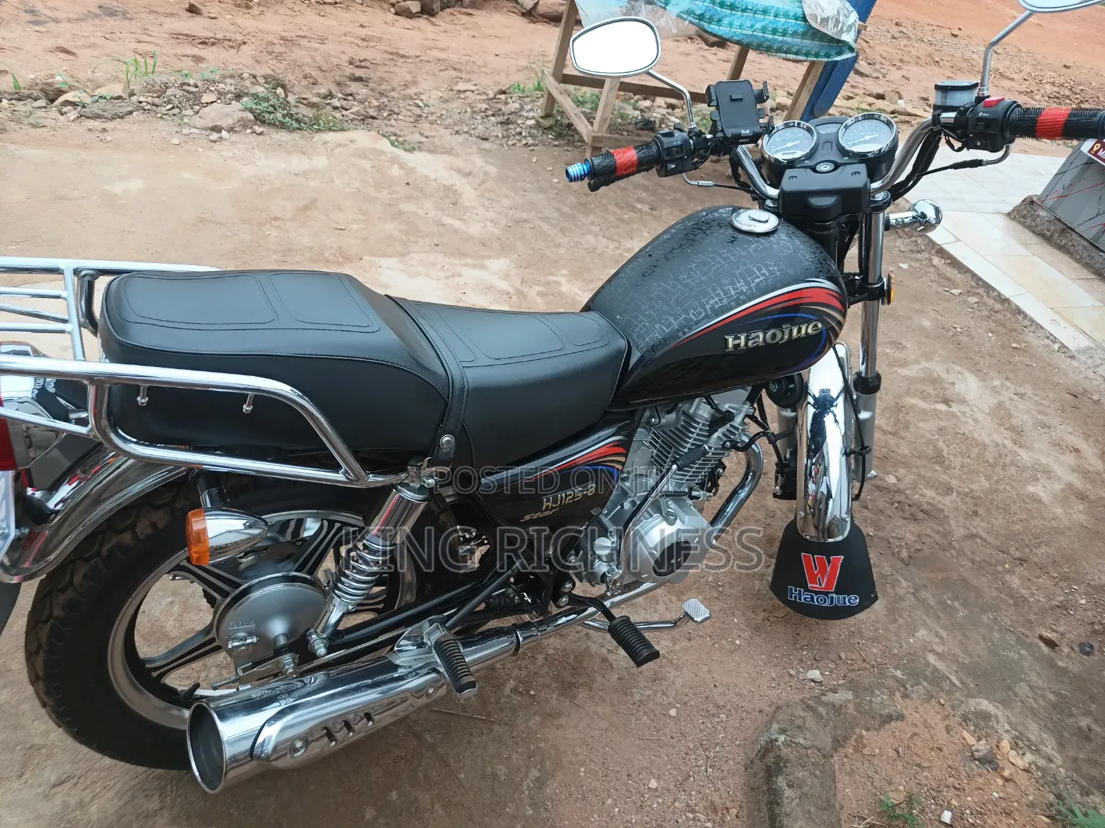 New Haojue HJ125-8K 2026 Black