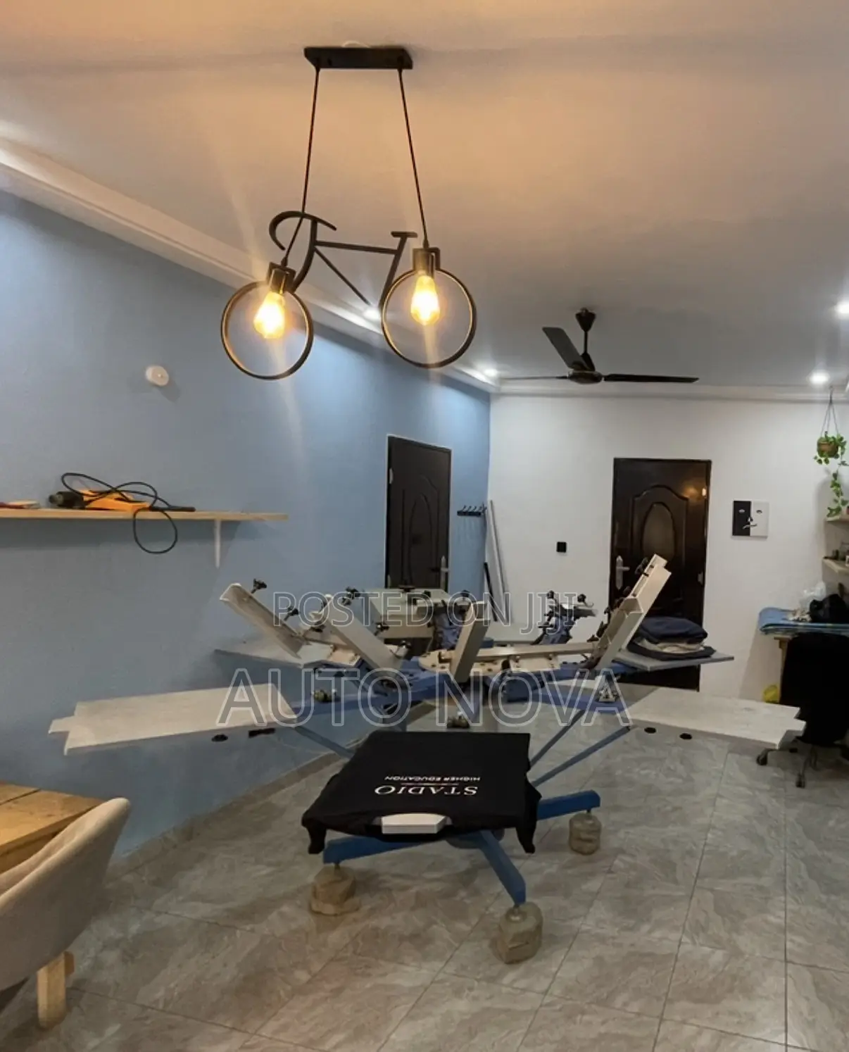 6 Color 6 Station Screen Printing Machine With Flash Dryer