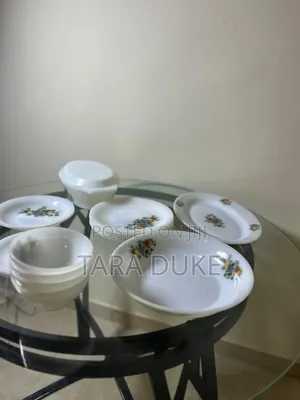 Vintage-Style Opal Glassware/Dinnerware Set