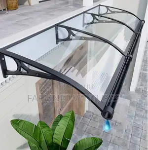Front Windows and Door Polycarbonate Canopy 100x150