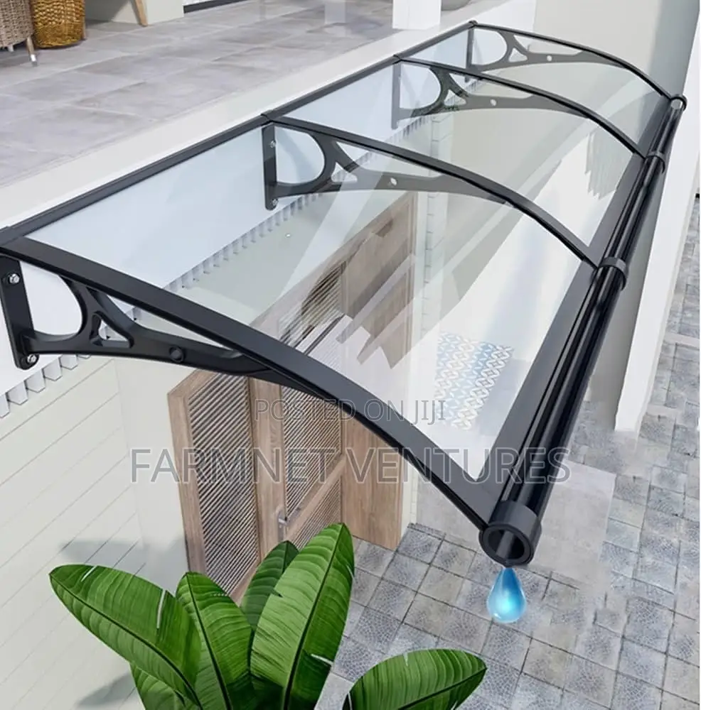 Front Windows and Door Polycarbonate Canopy 100x150
