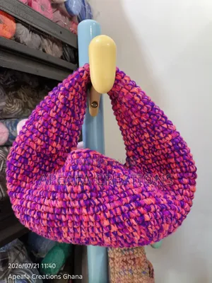 Handmade Crochet Fondol/Donut/Egg Bag