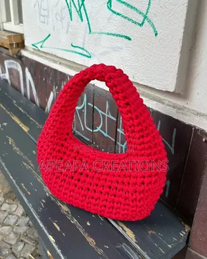 Handmade Crochet Fondol/Donut/Egg Bag