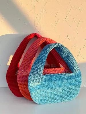 Handmade Crochet Fondol/Donut/Egg Bag