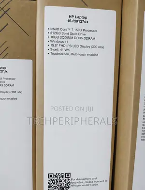 New Laptop HP 15 16GB Intel Core 7 SSD 512GB