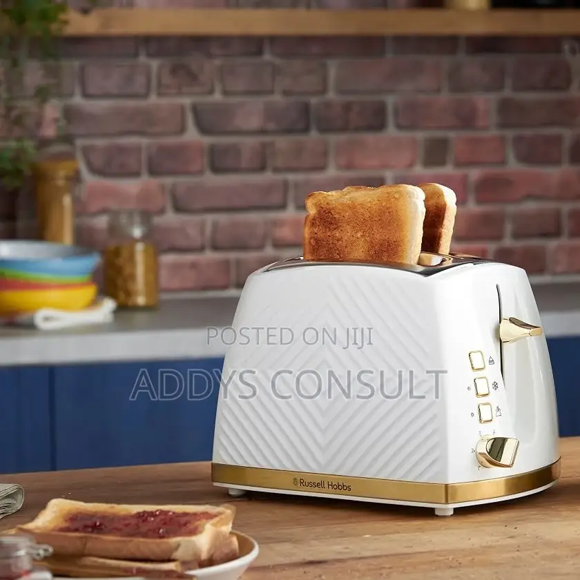 Russell Hobbs Textures 2 Slice Toaster- White