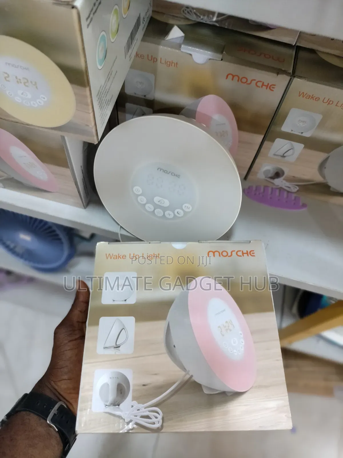 Desktop Alarm Clock With Lamp