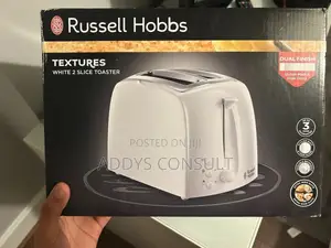Russell Hobbs Textures 2 Slice Toaster- White