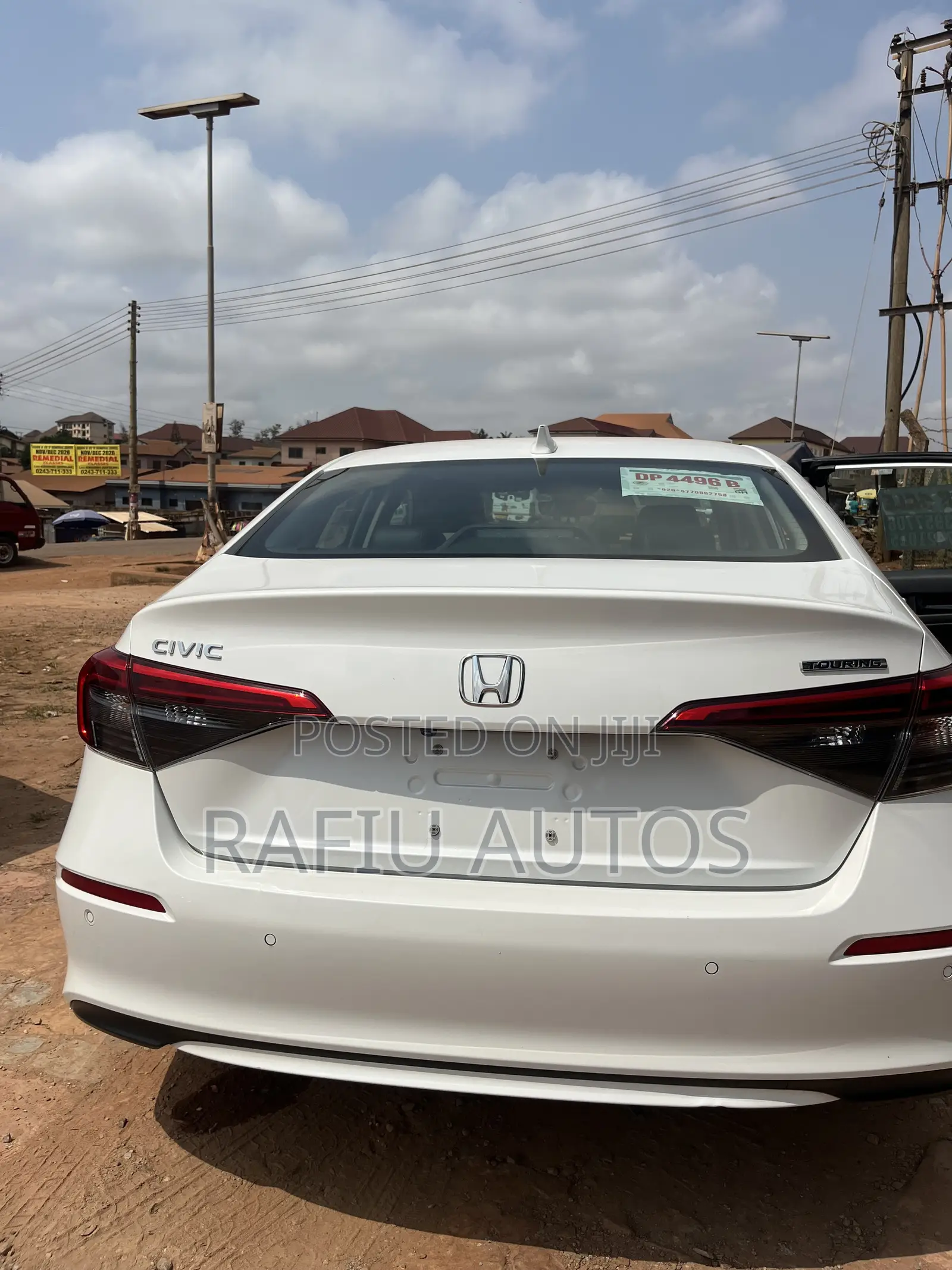 Honda Civic Touring CVT 2023 White