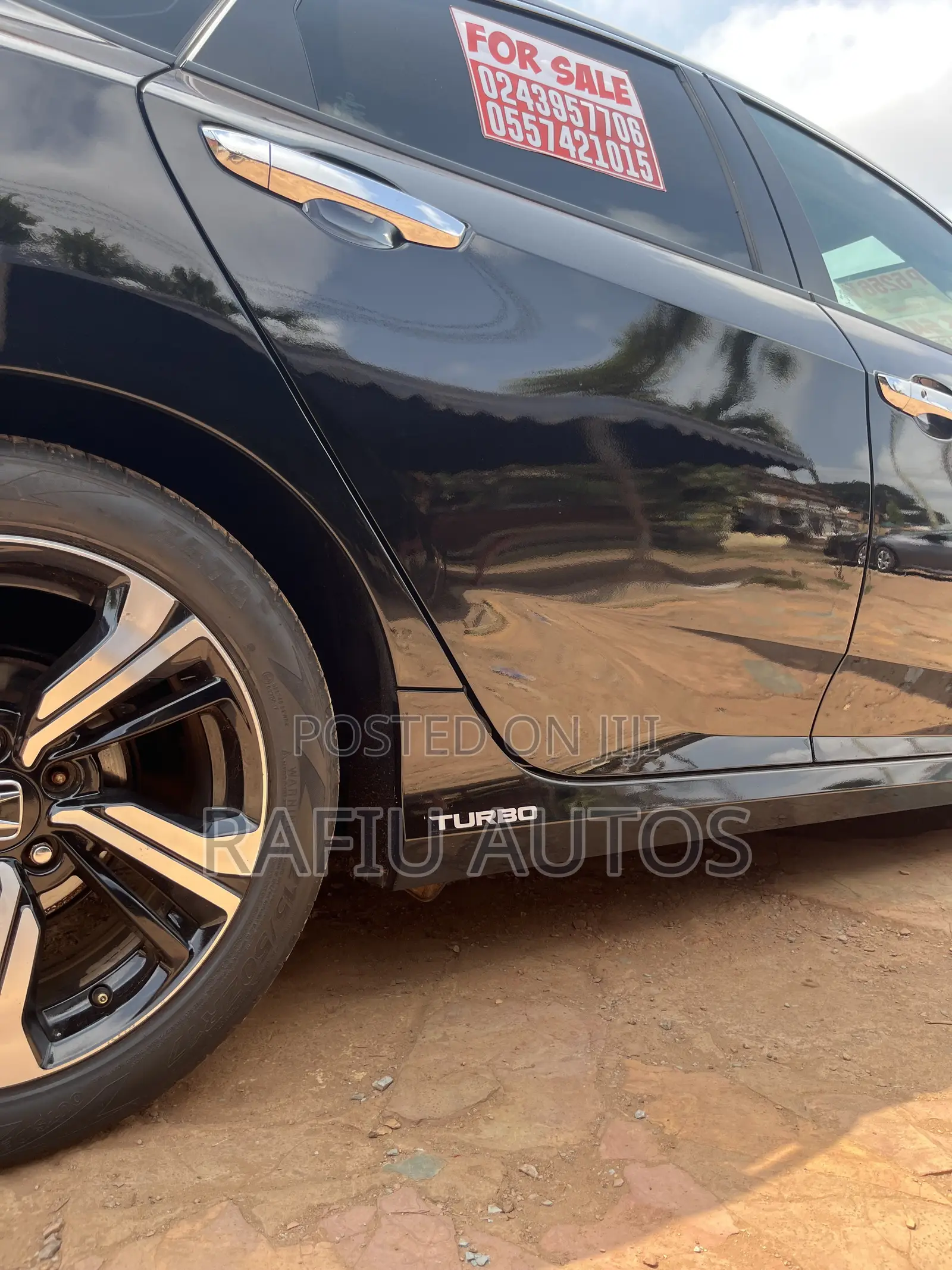 Honda Civic Touring 4dr Sedan (1.5L 4cyl) 2017 Black