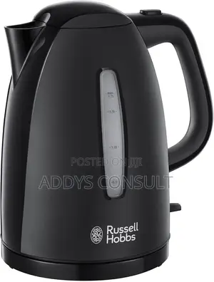 Russell Hobbs Textures Electric 1.7L Cordless Kettle- White and Black