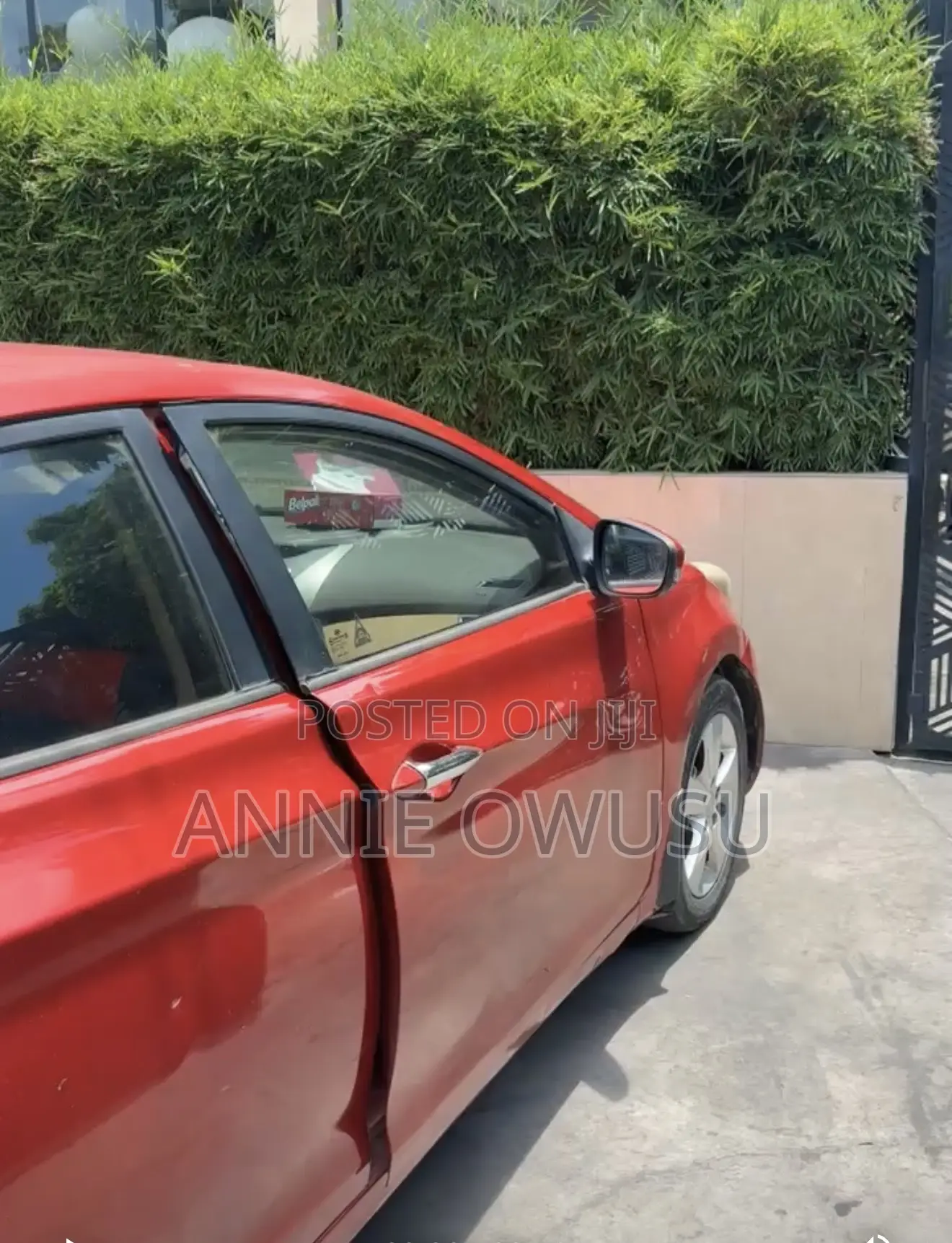 Hyundai Elantra 2012 Burgundy