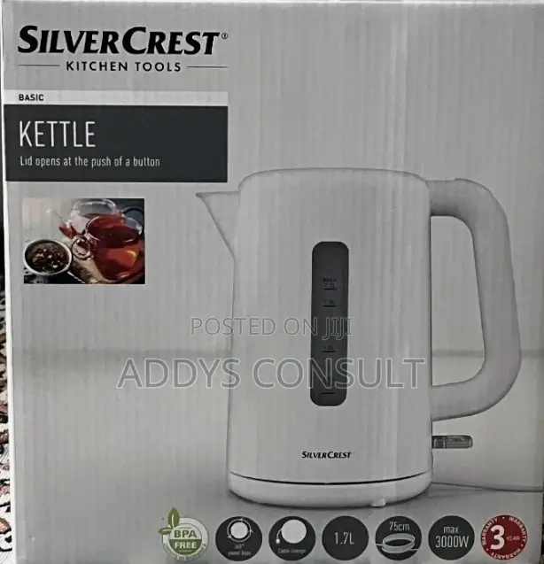 SilverCrest 1.7L Cordless Electric Kettle