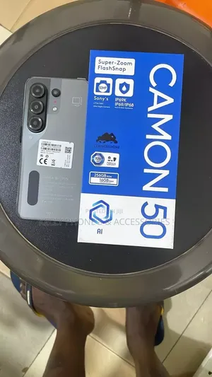New Tecno Camon 50 256 GB Black
