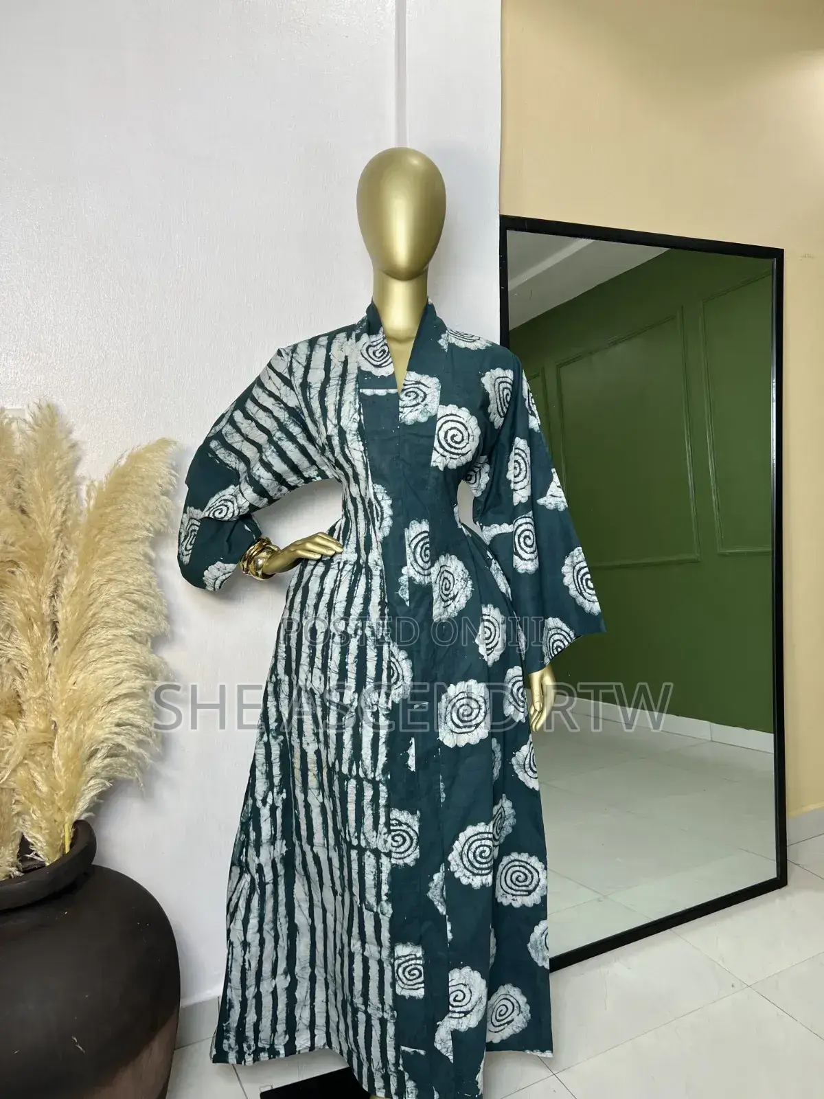 Adire Batik Dress