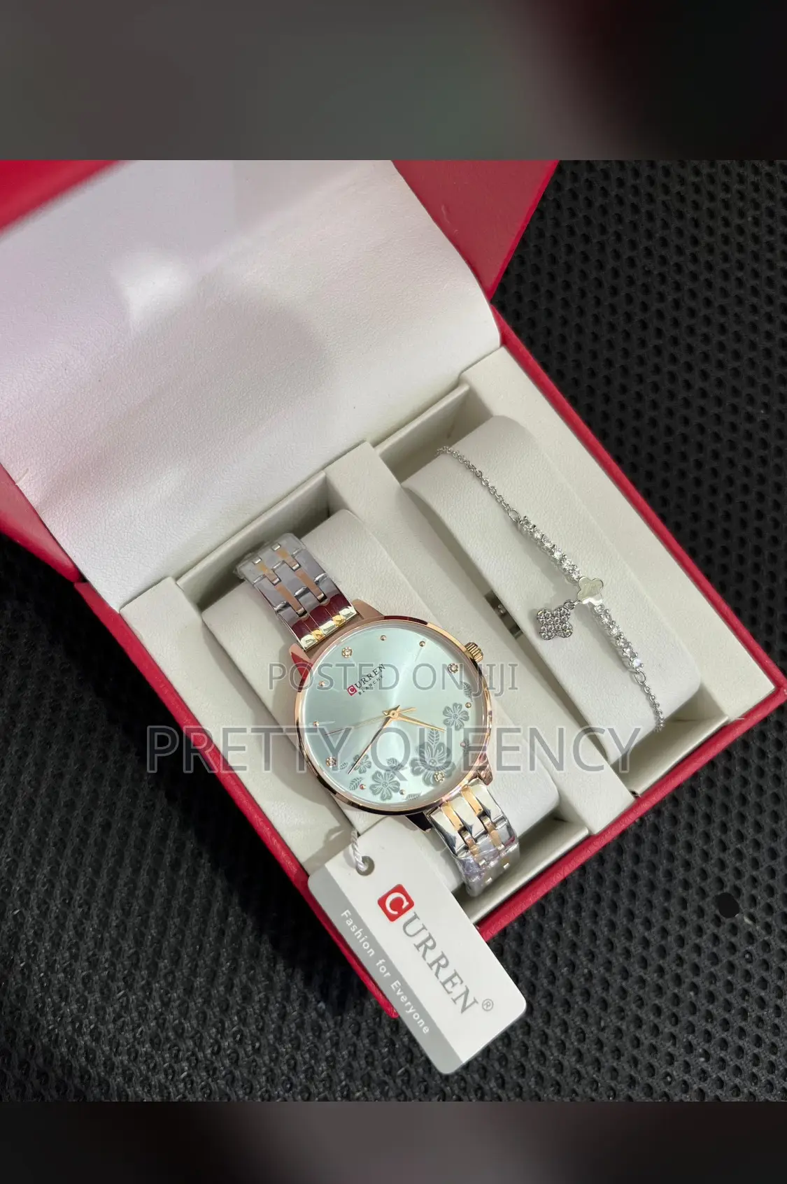 Curren Watch With Bangle and Bracelet