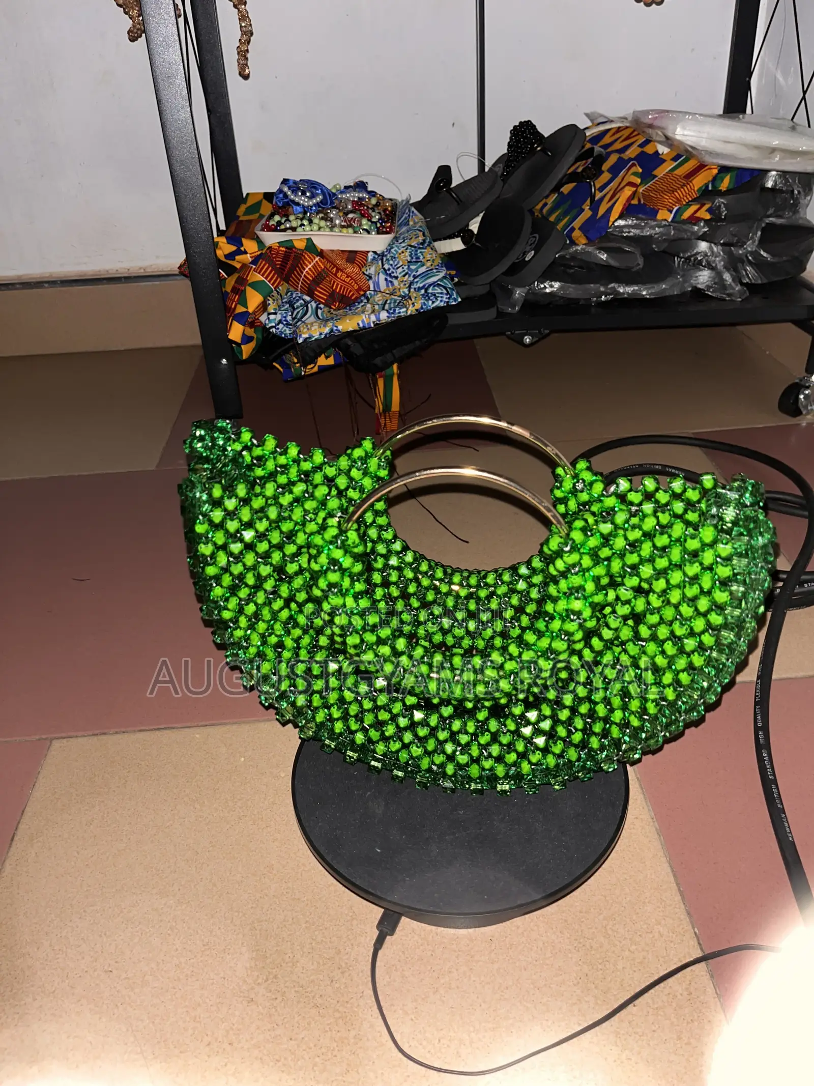 Rich Aunties Beaded Summer Bag for Beaches and Picnic