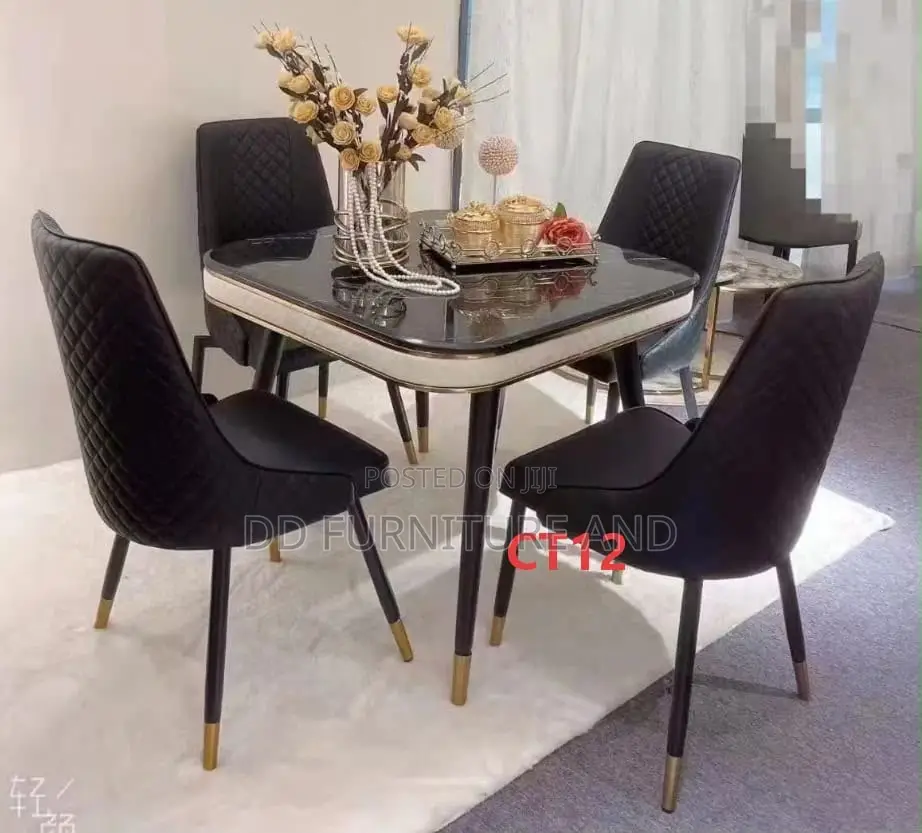 4 Seater Marble Dining Table