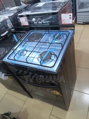 50×50 Volcano Gas Cooker 1electric 3burner Gas Cooker Oven